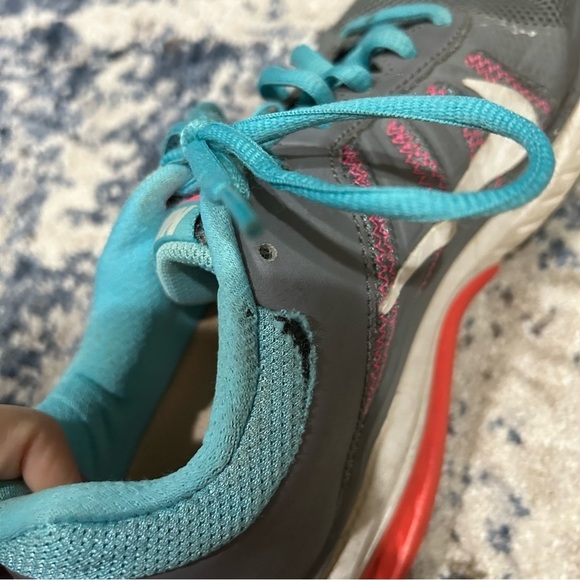 Nike Dart X PolySorb Gray & Blue Tennis Shoes Size 8 - Picture 10 of 13